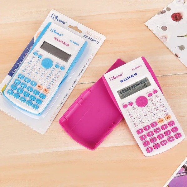 Producto - Calculadora Científica KENKO 10+2 Digitos kk 82ms CELESTE - 5