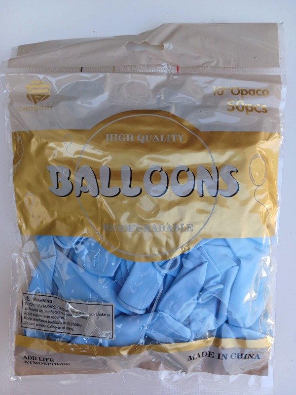 Producto - Globo Chogori 10" Standard x50 u. Celeste