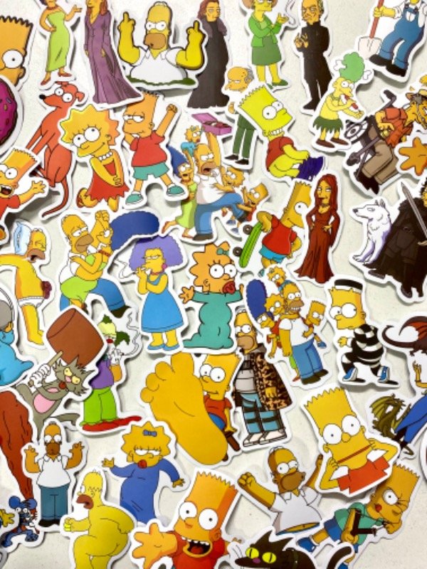 Producto - Pack 10 stickers, los simpsons