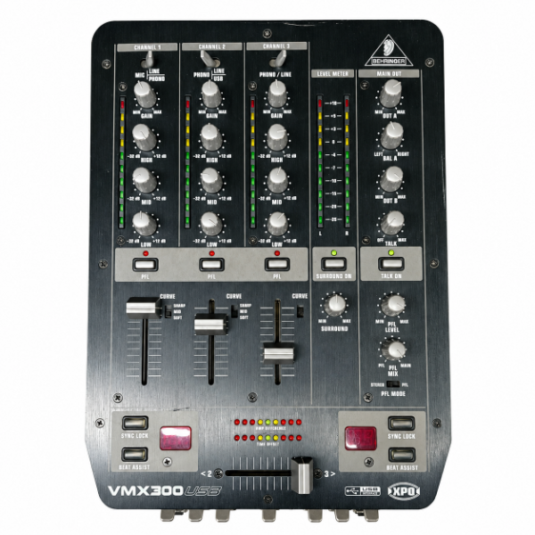 Producto - CONSOLA MEZCLADORA BEHRINGER VMX300USB - 0
