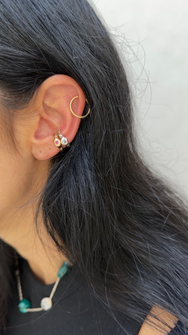 Producto - Aercuff bronce con piedra cubic - 2
