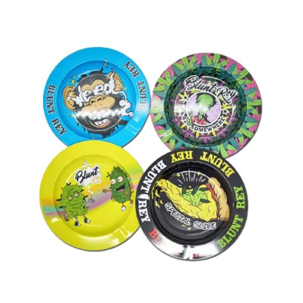 Producto - Cenicero Blunt Rey Chapa 13 cm