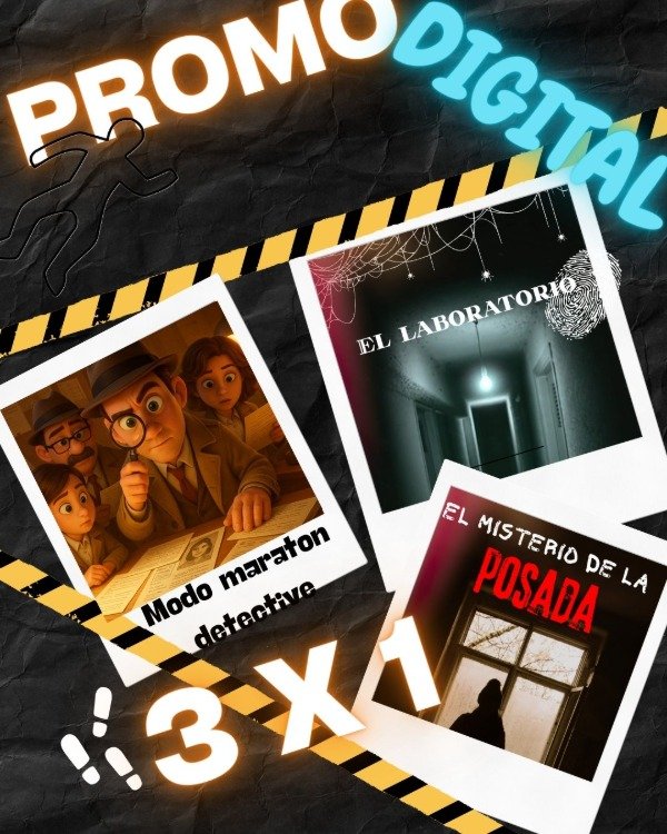 Producto - COMBO DIGITAL!!! - El Laboratorio + El Misterio de la Posada + Maratón!