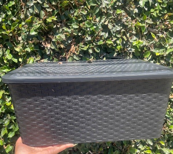 Producto - Canasto de ratan grande