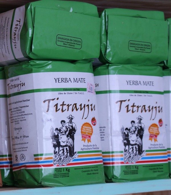 Producto - yerba mate agro Titrayju x 500 grs 12 meses estacionada naturalmente