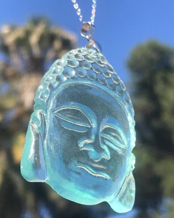 Producto - DIJE ANDARA BUDA COLOR CELESTE CIELO 5 CM - 0
