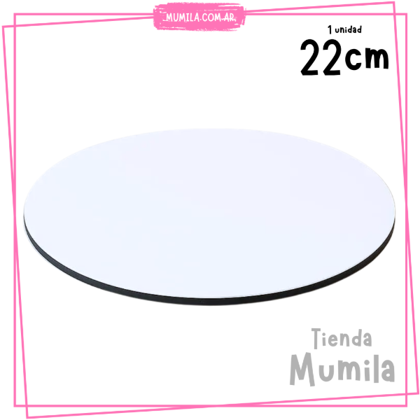 Producto - Base Torta Redonda 22cm Base Fibroplus 3mm