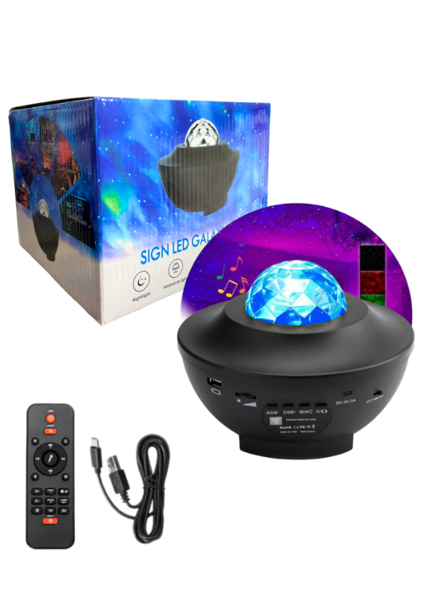 Producto - PROYECTOR DE LUCES GALAXY Y PARLANTE 133