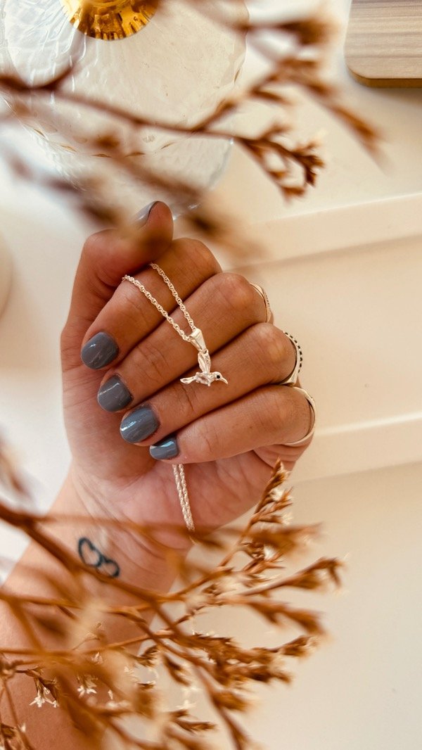 Producto - Cadenita colibrí - plata 925