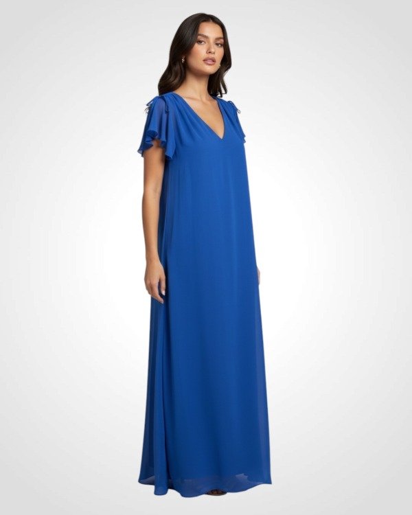 Producto - VESTIDO DE GASA LARGO PLUS BLUE MARIAN 0082 - 1
