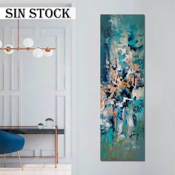 Producto - Cuadro abstracto - Sueños- 100x30cm