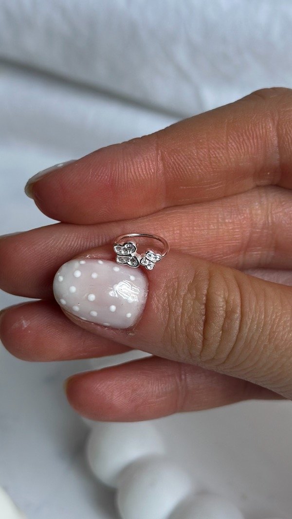 Producto - Cuff maripositas micropave (unidad)