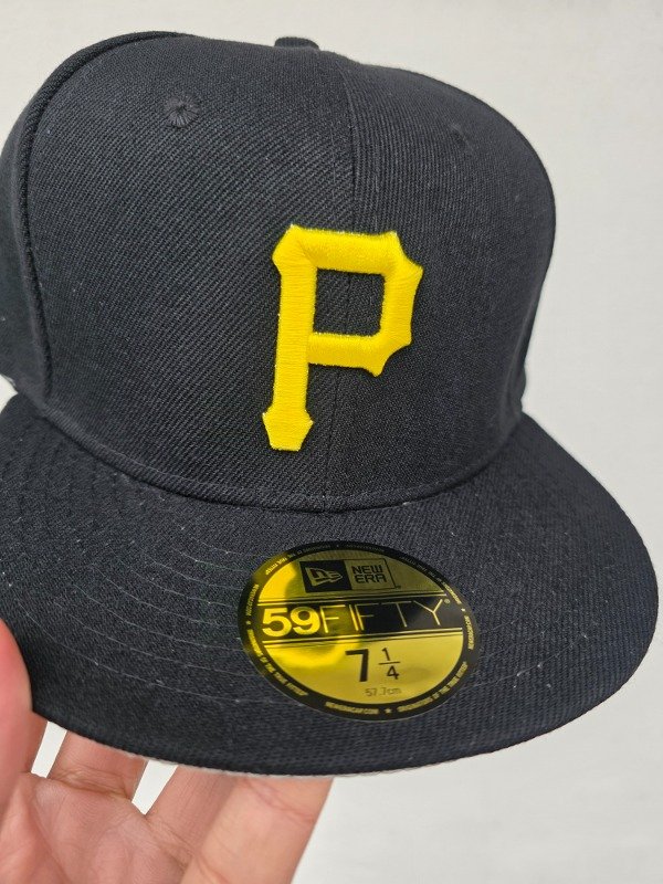Pittsburgh Pirates authentic collection on-field new era 59fifty talla 7 1/4 — imagen 2