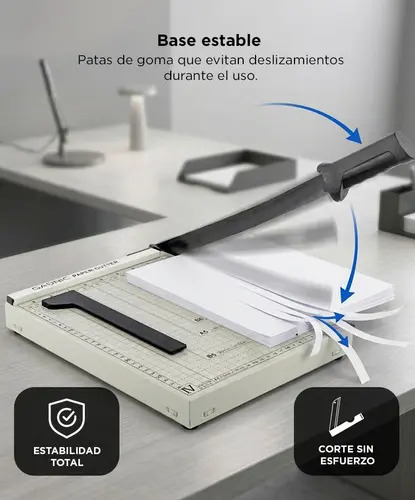 Producto - Guillotina Papel Palanca Corte Preciso Cuchilla Acero -Gadnic GPA4 (LIBRE006) - 2