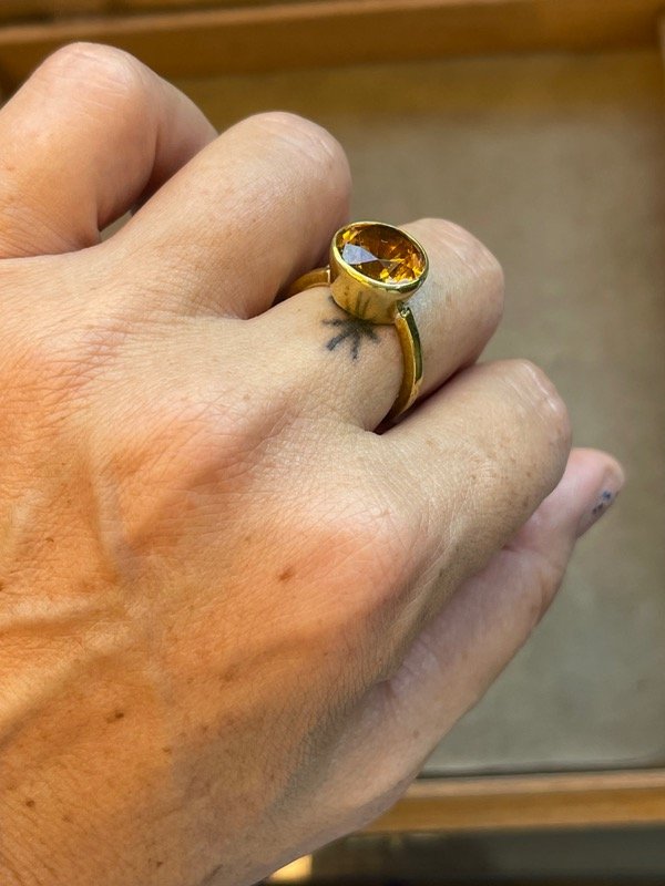 Producto - Anillo diamante Topacio