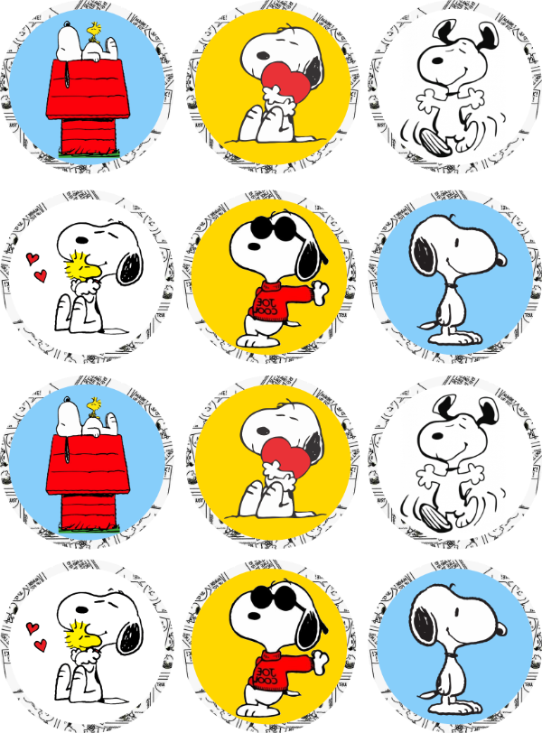 Producto - STICKERS SNOOPY  X 12