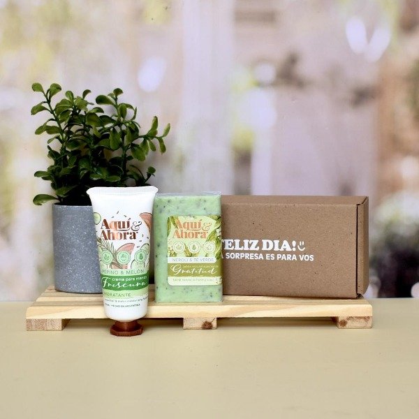 Producto - BOX CUIDADO PERSONAL - CREMA MINI DE MANOS - JABON EN BARRA