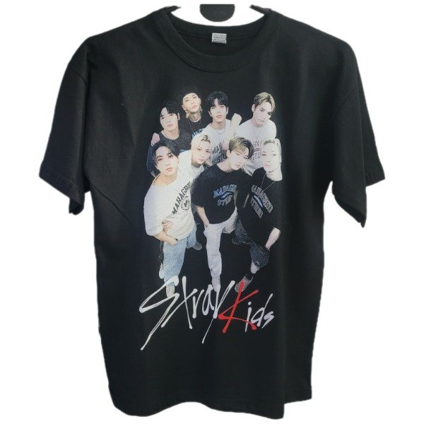 Remera manga corta infantil Stray Kids Kpop