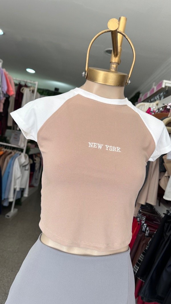 Producto - BABY TEE NEW YORK BEIGE