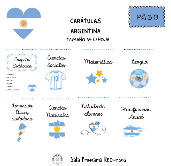Producto - Argentina carátulas