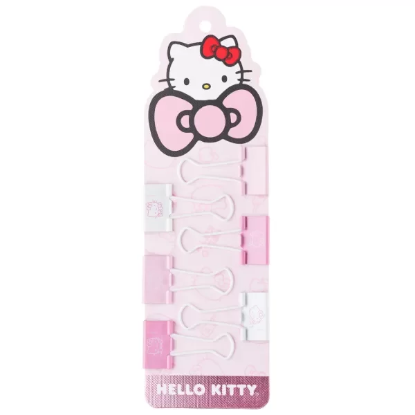 Producto - PREVENTA!!! Binder Clips x6 "Hello Kitty" - Mooving
