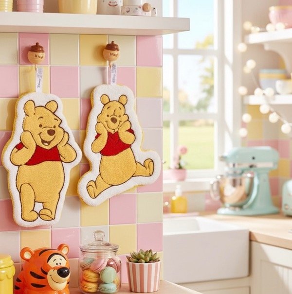Producto - Paño bordado de mano Winnie the Pooh