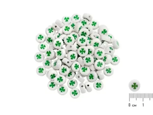 Producto - CUENCAS DE PLASTICO TREBOL 7 MM