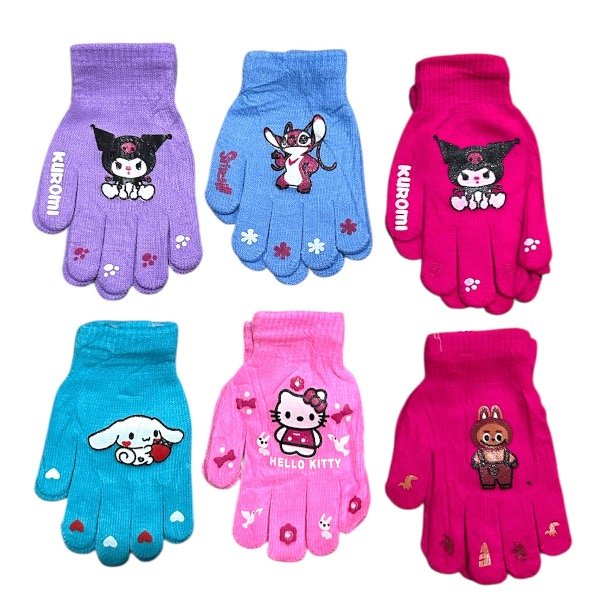 Producto - Guantes Infantiles Nena Personaje X12