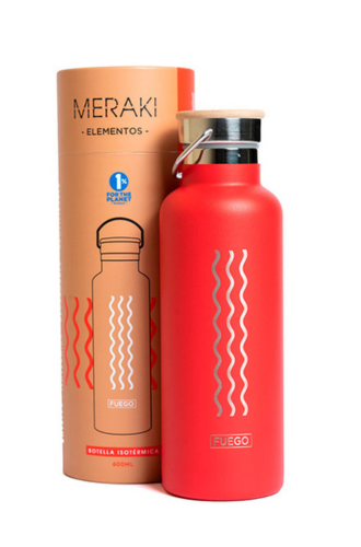 Producto - Botella Isotermica Meraki 600ml Roja