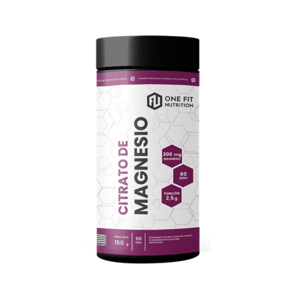 Producto - CITRATO DE MAGNESIO 150 GRS. - ONE FIT NUTRITION