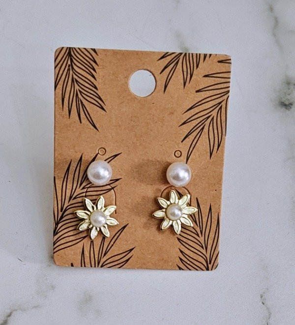 Producto - Combo Flor con perlita en el centro y Perlitas