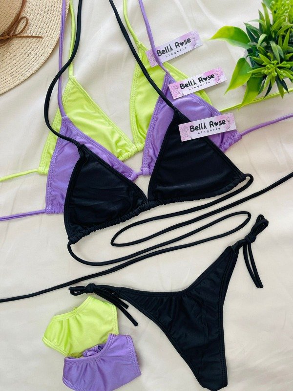 Producto - ART 1017 - PACK X4 (Bikini clasic lisa tira larga)