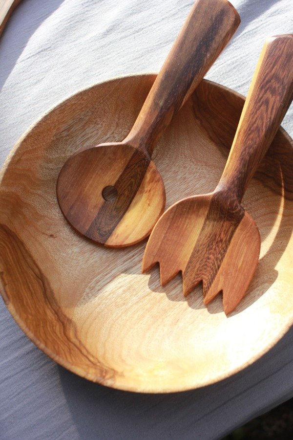 Producto - Par de cubiertos 9x21cm Guayubira