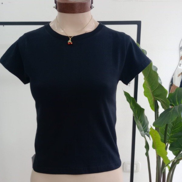 Producto - 522-REMERA ALGODON CROP