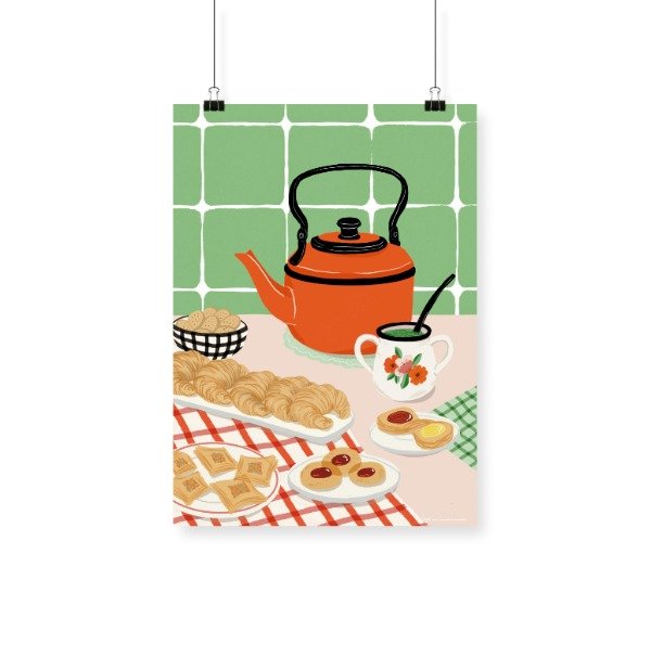 Producto - Lámina MATE con BIZCOCHITOS - Eugen Dibuja - 20x30cm