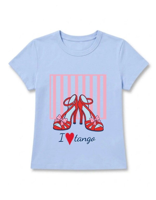 Producto - Baby Tee Zapatos de Tango - Celeste - 2