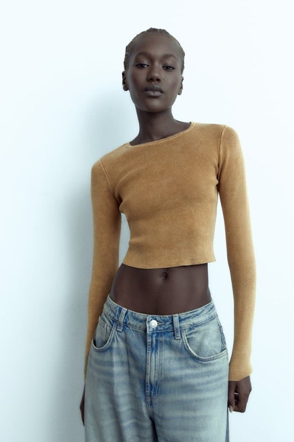 Remera Zara manga larga