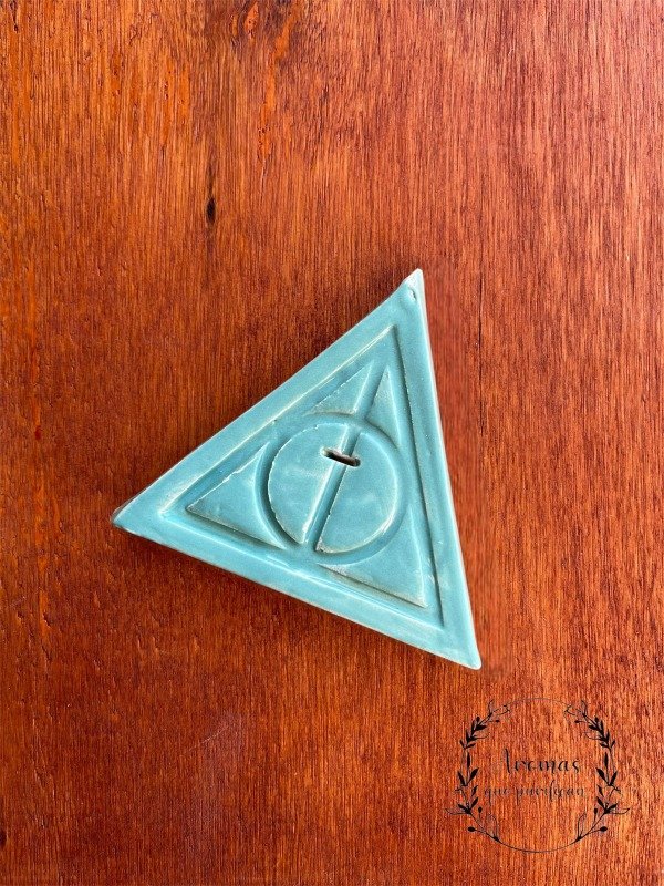 Producto - PORTA SAHUMERIO CHICOS CERAMICA TRIANGULOS