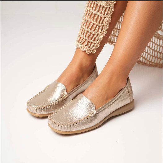Producto - Mocasin Carolina Platino
