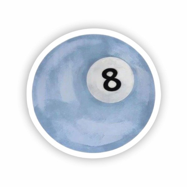 Producto - ST01430 Bola 8 acuarela