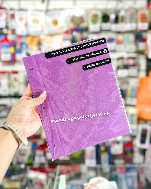 Producto - Carpeta 2 tapas lisa TONOS LILA