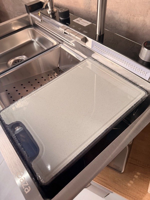 Producto - Bacha inteligente satinada acero inox 304 75x46 cm - 3
