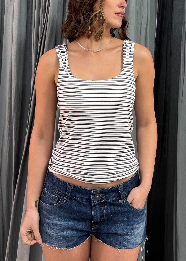 Producto - Musculosa Soft Rayada - 1