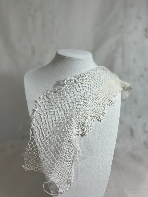 Producto - Recorte de puntilla red en color blanco