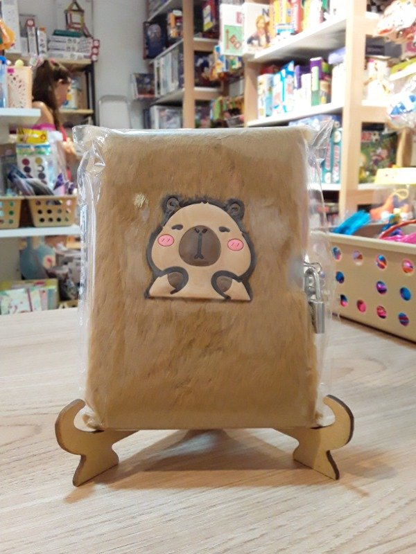 Producto - Diario capy peluche pequeño