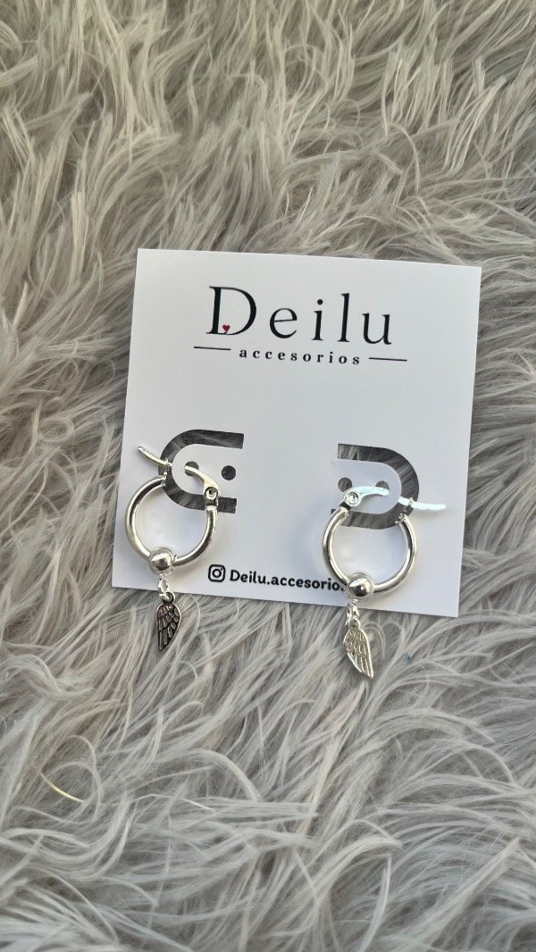 Producto - Argollitas dije alas - 0