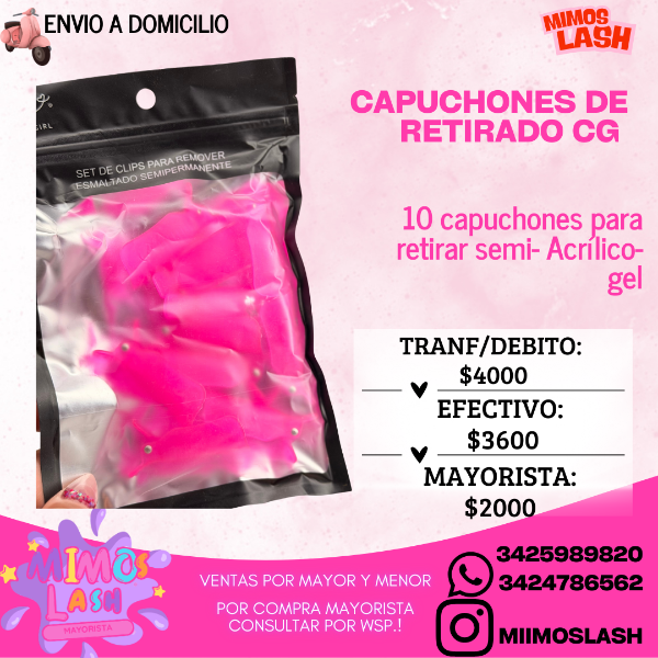 Producto - Capuchones de retirado Cg