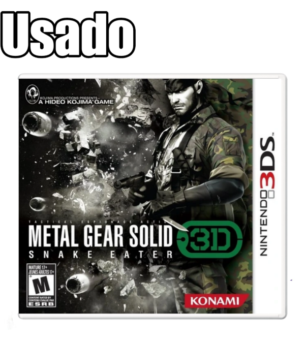 Producto - Metal Gear Solid 3D Snake Eater Juego Fisico Usado 3ds