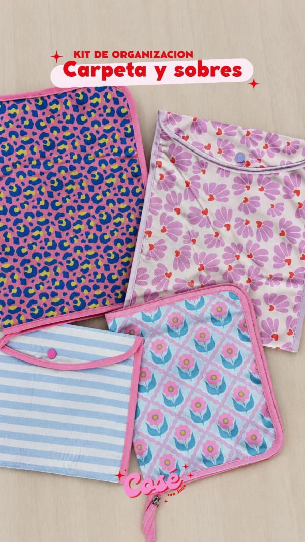 Producto - Kit carpeta y sobres A4 y A5 (Tutorial GRATIS en Instagram y Youtube) - 0