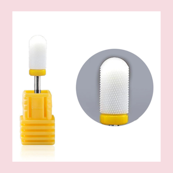 Producto - FRESA DE CERÁMICA CILINDRICA AMARILLA